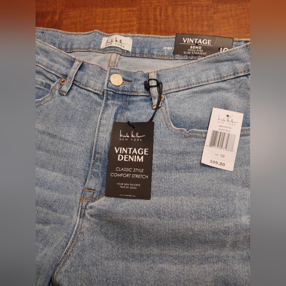 NWT Nichole Miller New York Vintage Jeans